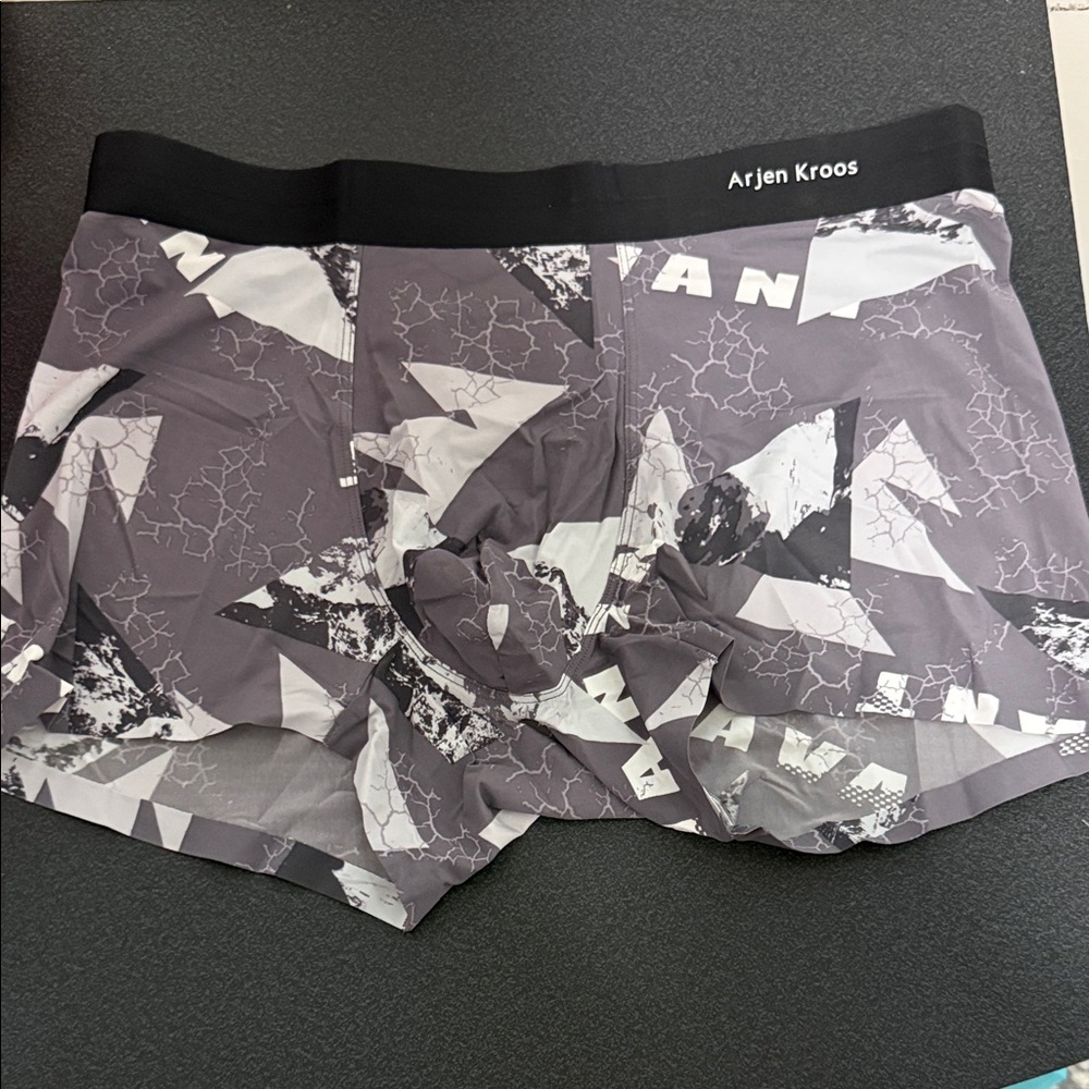 Arjen Kroos Gray Geometric Boxer Briefs